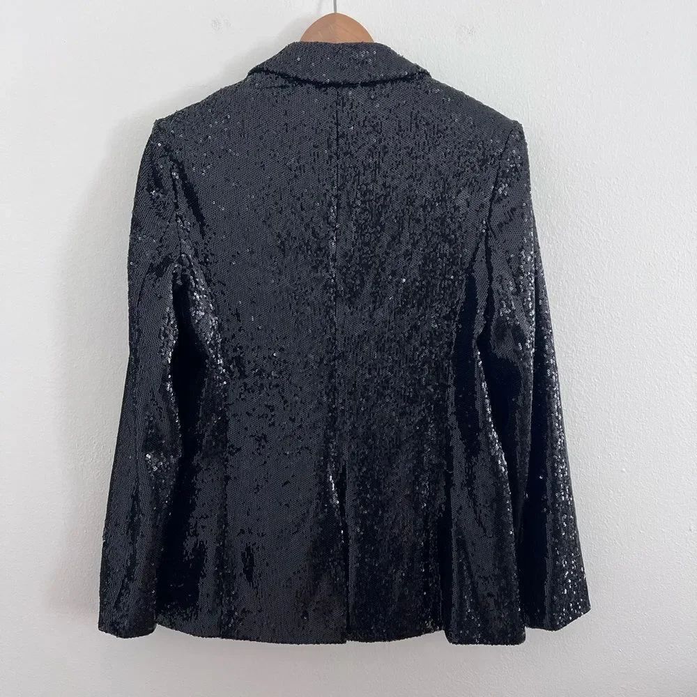 Milly Alexa Peaked Sequin Blazer - Picture 3 of 10